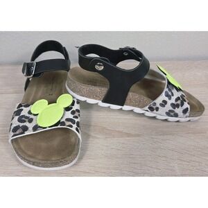MOA Concept Disney Leopard Mickey Cork Sandals Kids EU 34 Made in Italy